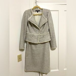 White House Black Market Skirt Suit Set, Size 4